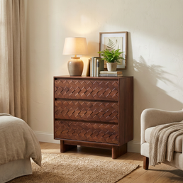 ArtisanWeave Drawer Chest