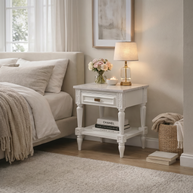 Prestige White Nightstand