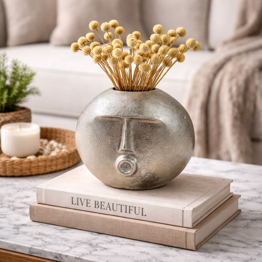 Minimalist Expression Orb Vase