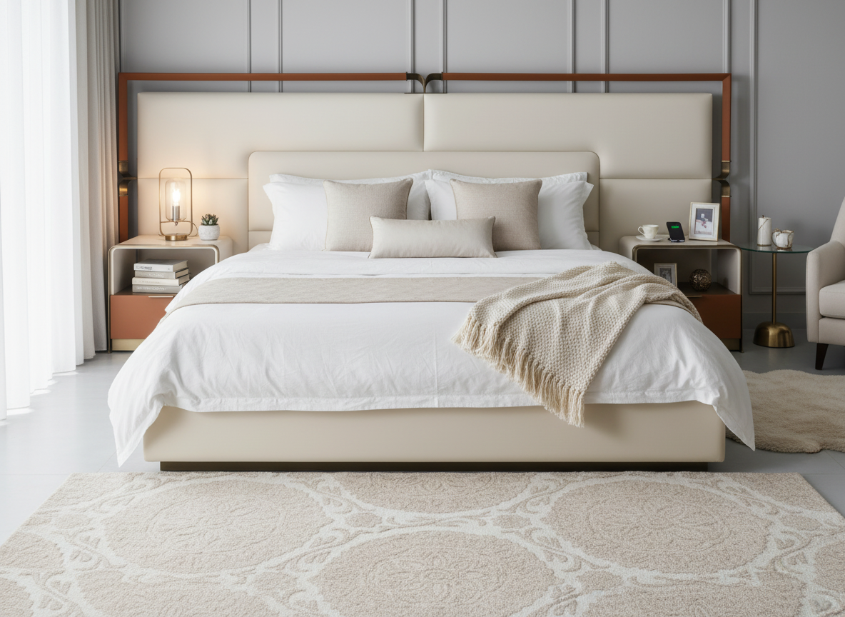 Luxe Frame Upholstered Bed