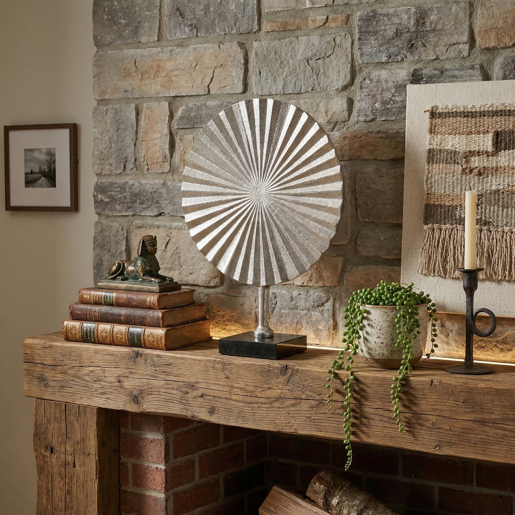 Radiant Sunburst Sculpture