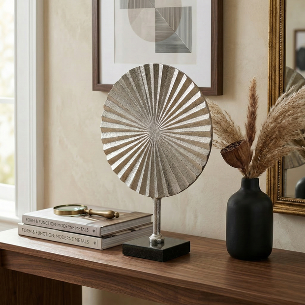 Radiant Sunburst Sculpture