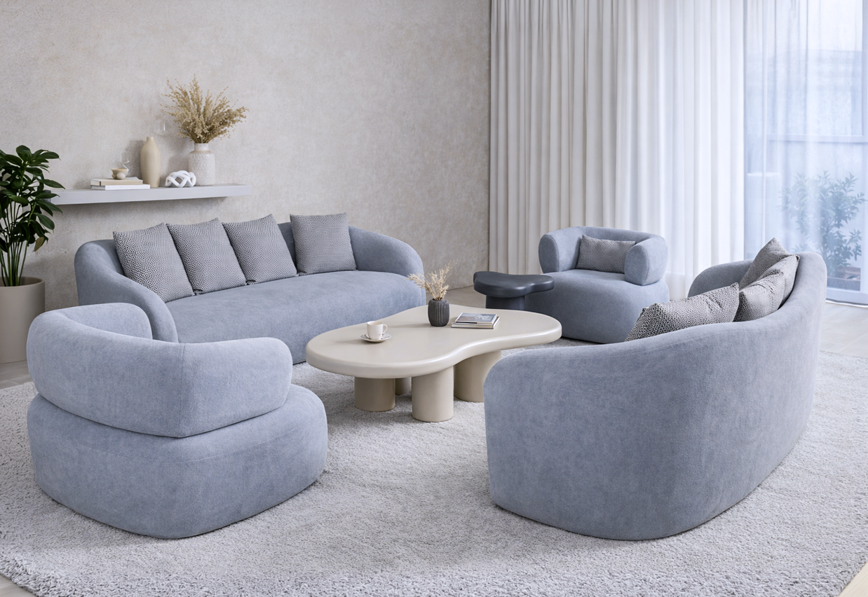 Cloud Curve Sofa Set