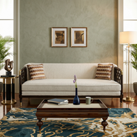 Casablanca Carved Lattice Sofa L