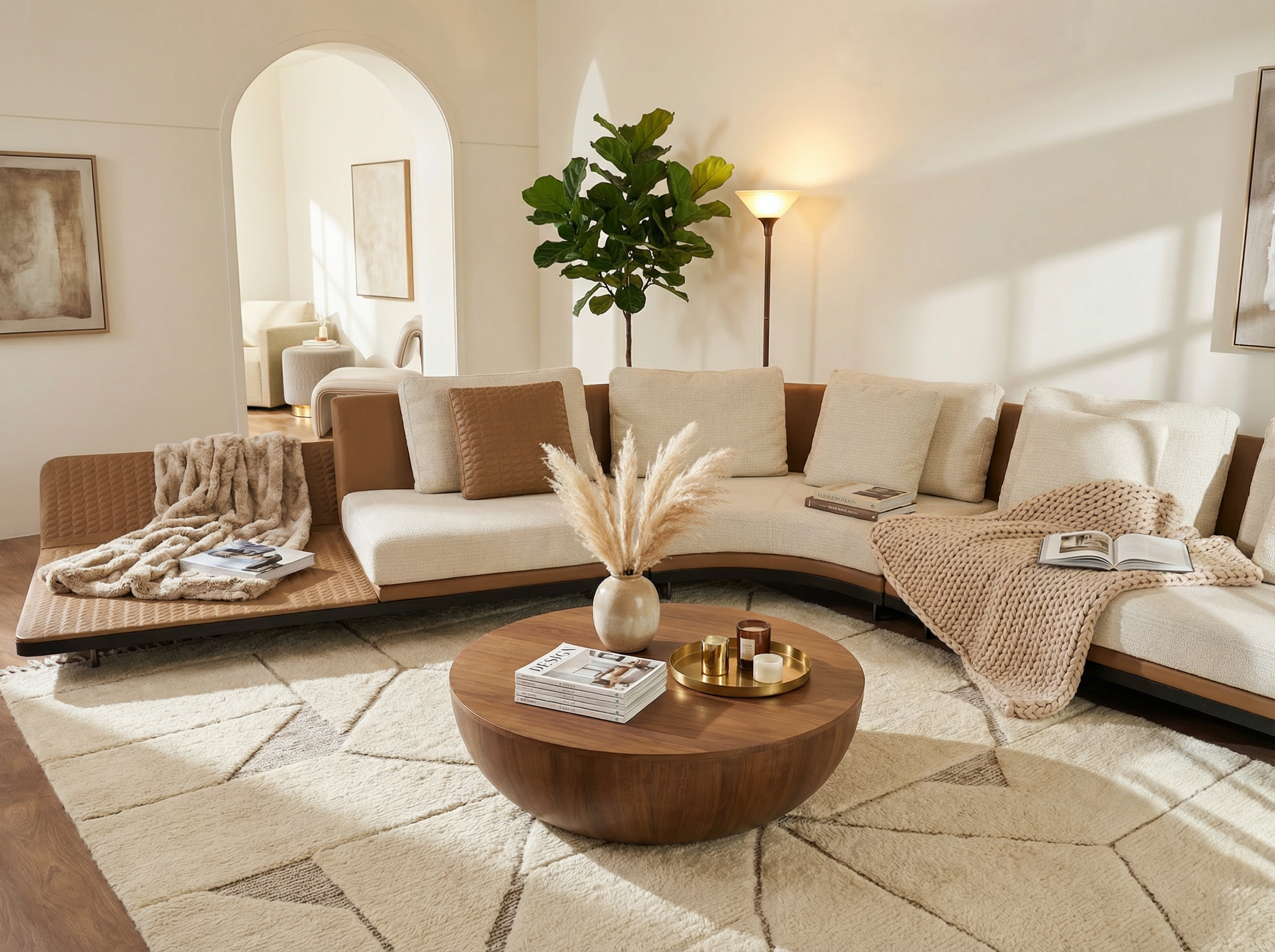 Noor Grand Crescent Sofa