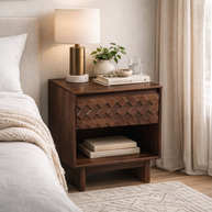 WeaveCraft Bedside Cabinet