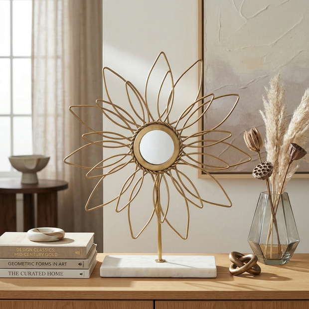 Sunpetal Mirror Sculpture