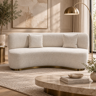 Ophelia Curved Designer Sofa