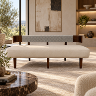 Aristo Curve Luxury Ottoman