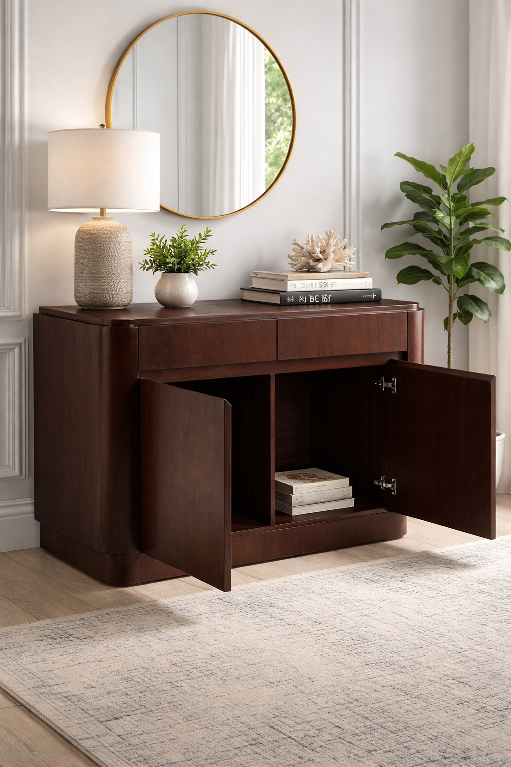 Grandwood Curve Cabinet