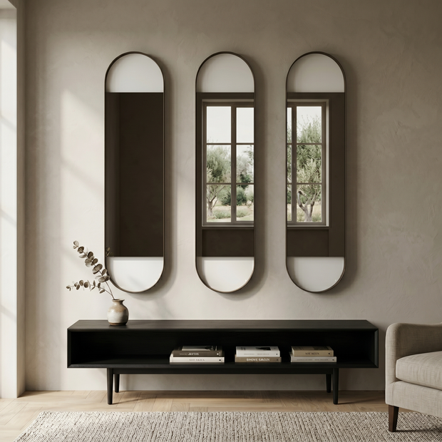 Obsidian Glow Decorative Mirror Set