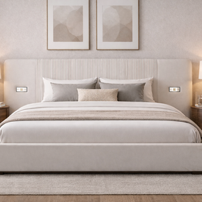 Orion Flute Upholstered Bed