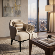 Verona Two-Tone Modern Accent Chair