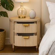 Imperial Ribbed Bedside