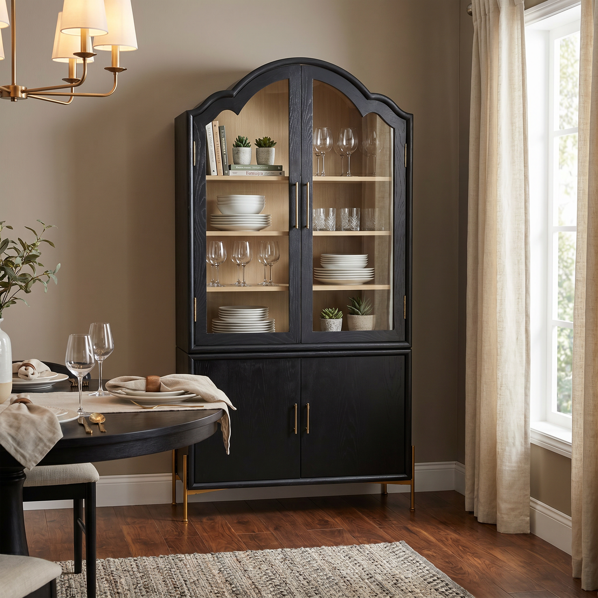 Imperial Arched Showcase Cabinet