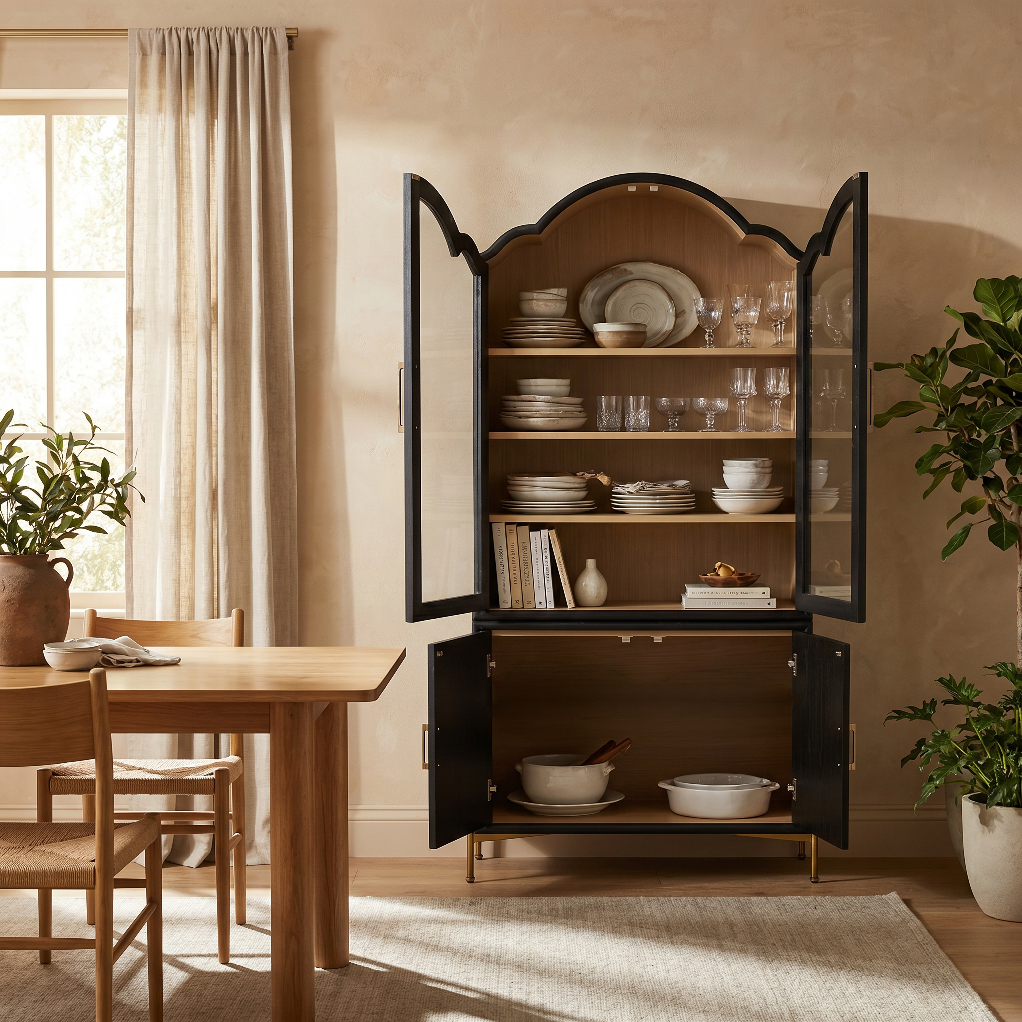 Imperial Arched Showcase Cabinet