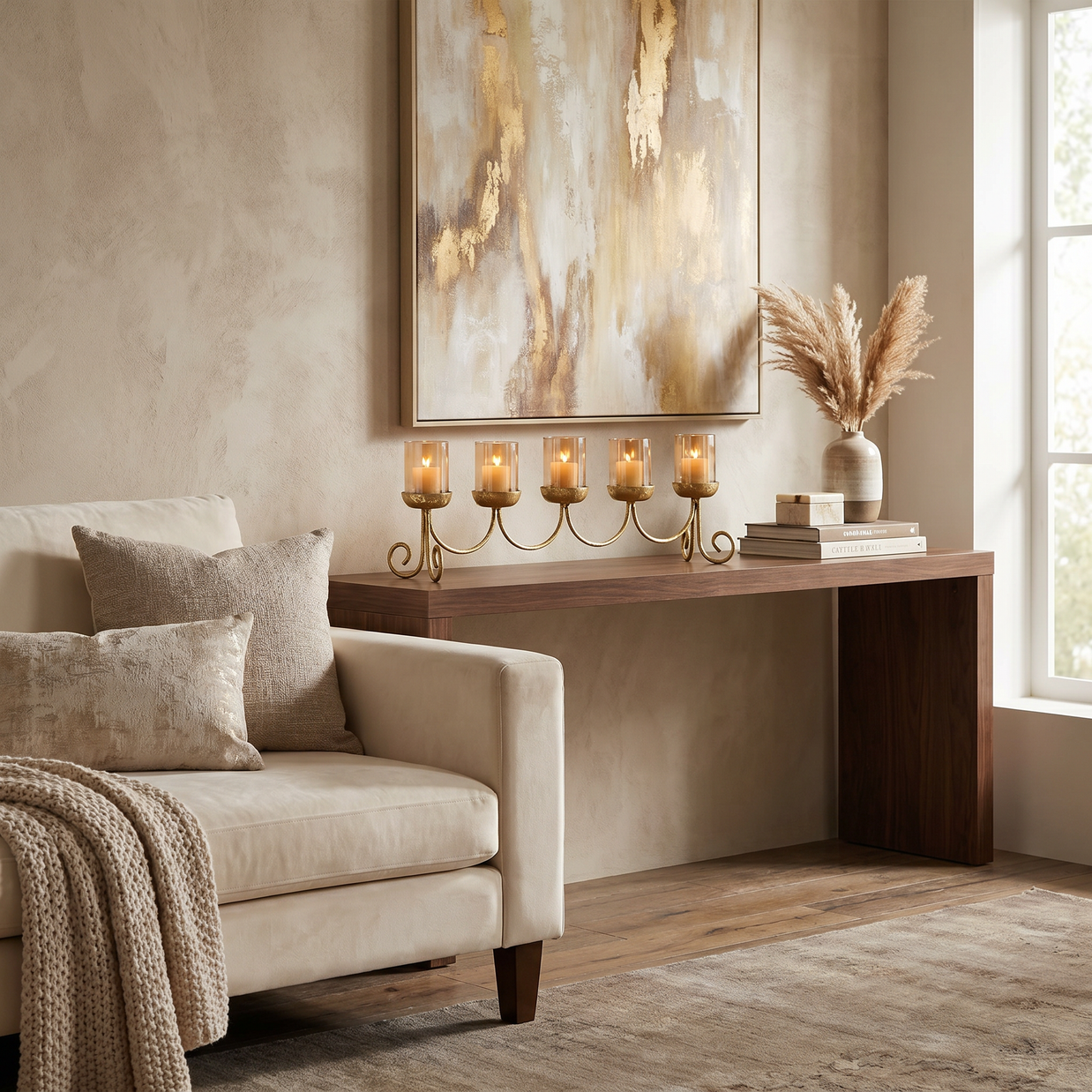 Aurum Wave Candle Holder