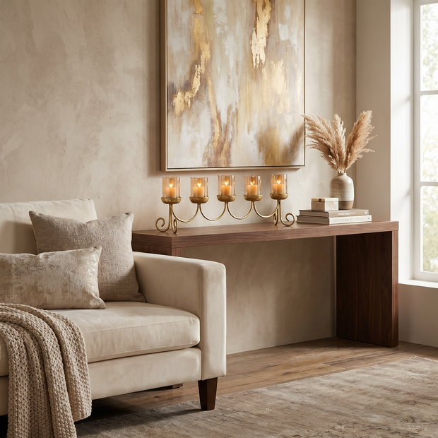 Aurum Wave Candle Holder